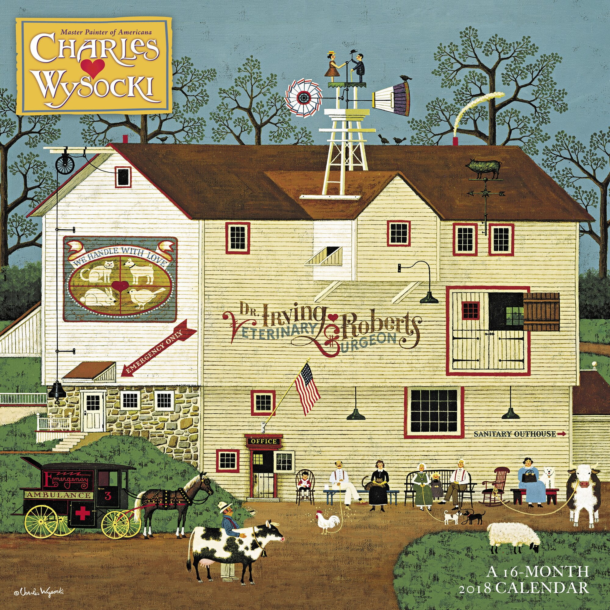 Mead Charles Wysocki Wall Calendar Wall Calendars