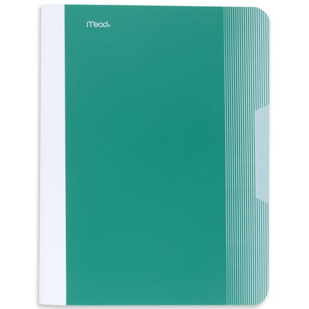 Mead Composition Book, College Ruled, Plastic Cover, 80 Sheets, 7.5" x 9.75", Green