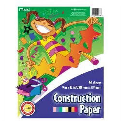 Riverside Construction Paper, 9'' X 12'', Assorted Colors - MICA Store