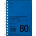 thumbnail image 1 of Mead DuraPress Cover Notebook, College Rule, 7 x 5, White, 80 Sheets -MEA06542, 1 of 3