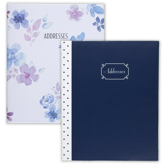 Mead Fashion Telephone Address Book 3 Ring 7 x 9 Design Chosen For You - Address