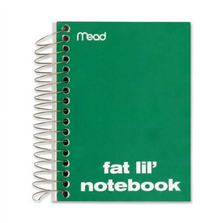 Mead Fat Lil' Notebook - 200 Sheets - Wire Bound - 4 Mead Fat Lil' Notebook - 200 Sheets - Wire Bound - 4