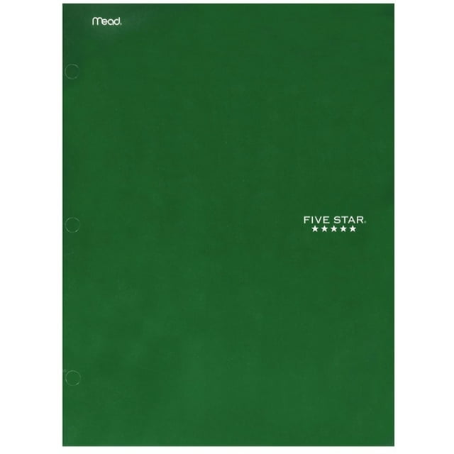 Mead Five Star 4 Pocket Paper Folder, Color May Vary 1 Each (Pack of 4