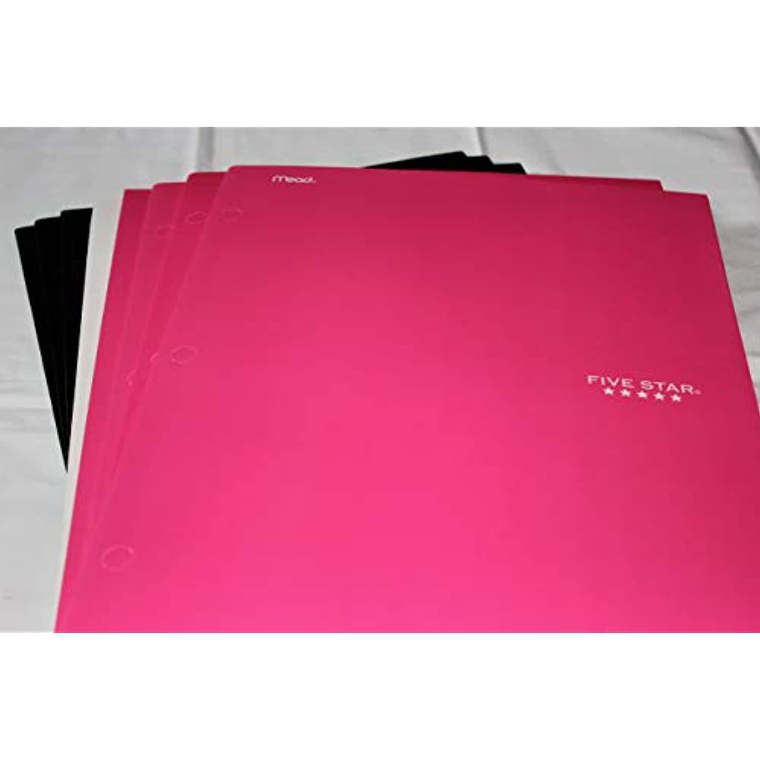 Mead Five Star 9 Pack 2Pocket portfolios Random colors