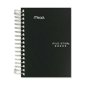 Mead Five Star Fat Lil' Wirebound Notebook - 200 Pages - Plain - Coilock - 4" x 5 1/2" - Assorted Cover - Poly Cover - Perforated, Durable Cover, Easy Tear - 1 Each | Bundle of 5
