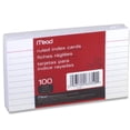 thumbnail image 1 of Mead Index Cards, Ruled, 3in X 5in, 100 Ct (4 pack) (Bundle), 1 of 1