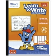 Mead Learn to Write Tablet Raised Ruling Grades 2-3 40 Sheets 10 x 8 - Early