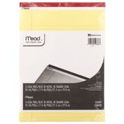 Mead Legal Pad, 8.5 x 11, Canary Yellow, 3 Pack