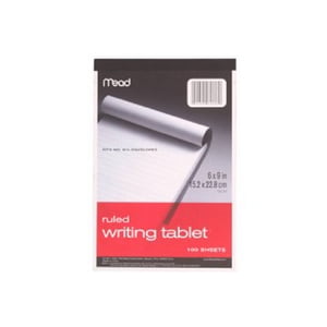 Mead, MEA70102, Ruled Writing Tablet, 1 Each