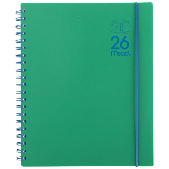 Mead Color Pop 2026 Weekly Planner, Mystic Green, 8.5" x 11"
