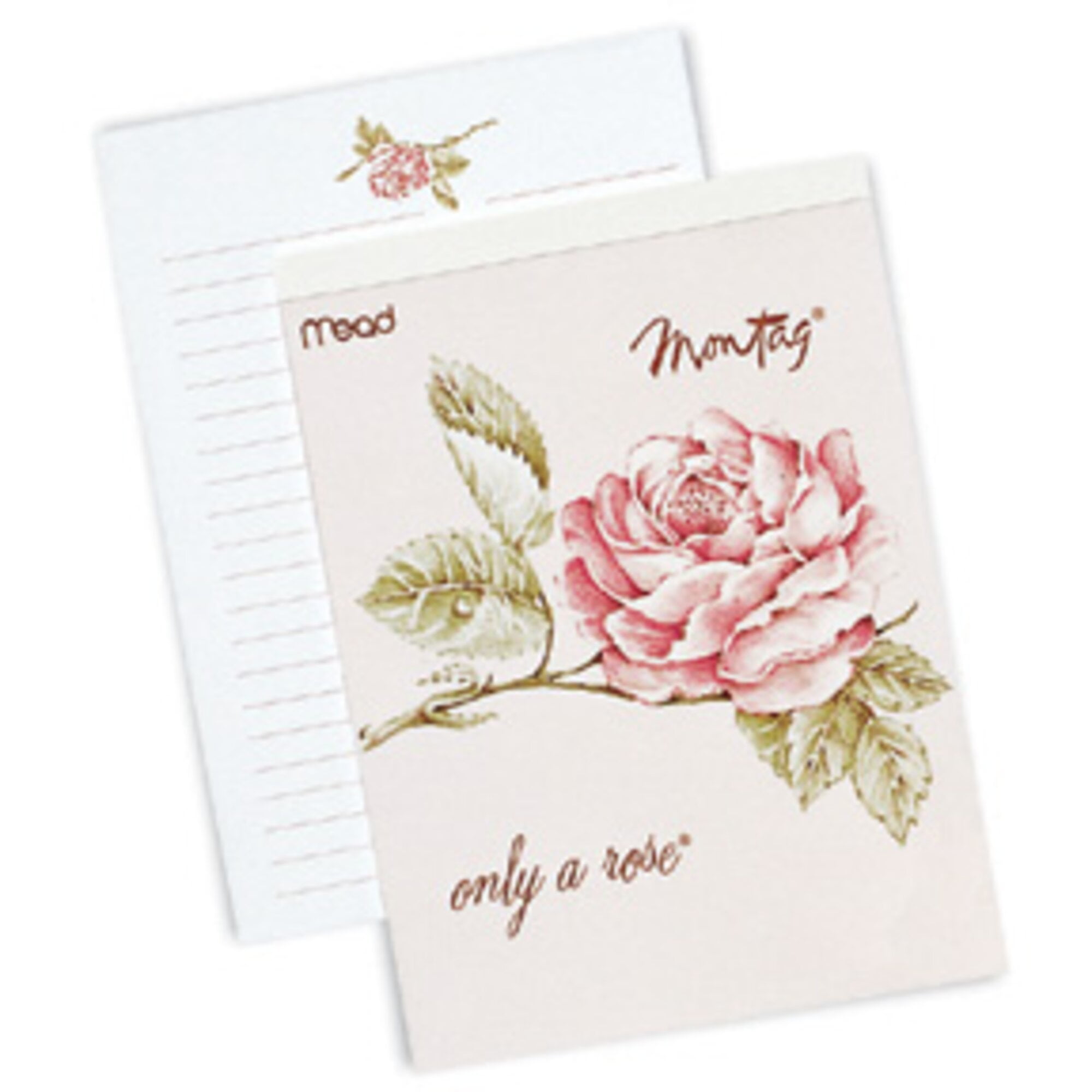 Mead Only a Rose Fashion Tablet Memo BookNotepad