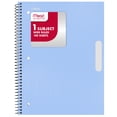 thumbnail image 1 of Mead 1 Subject Wide Ruled Notebook 8 x 105 Pastel Blue Poly Spiral 100 Sheets -, 1 of 7