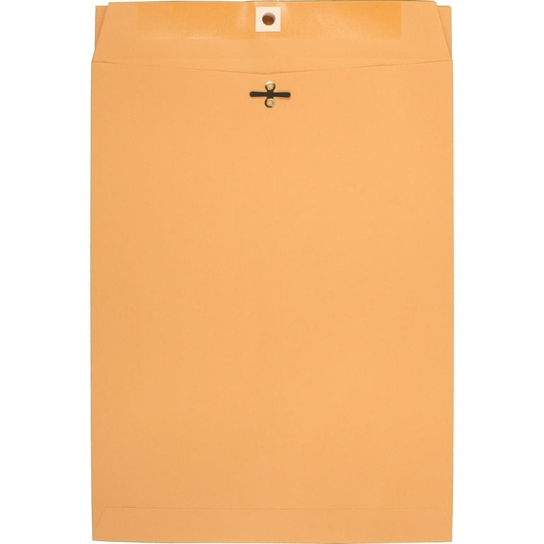 Mead, Envelopes, 9x12 Brown Kraft, Heavyweight Clasp Office Pak