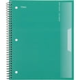 Mead Spiral Notebook, 1 Subject, Wide Ruled, 8 1/2" x 11", Green
