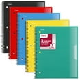 thumbnail image 1 of Mead Spiral Notebook 5 Subject Wide Ruled Plastic Cover 8 x 10 12 5 Pack - Wide, 1 of 6