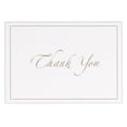 thumbnail image 1 of Mead Thank You Notes with Envelopes, Gold, 4" x 5 3/4", 1 of 2