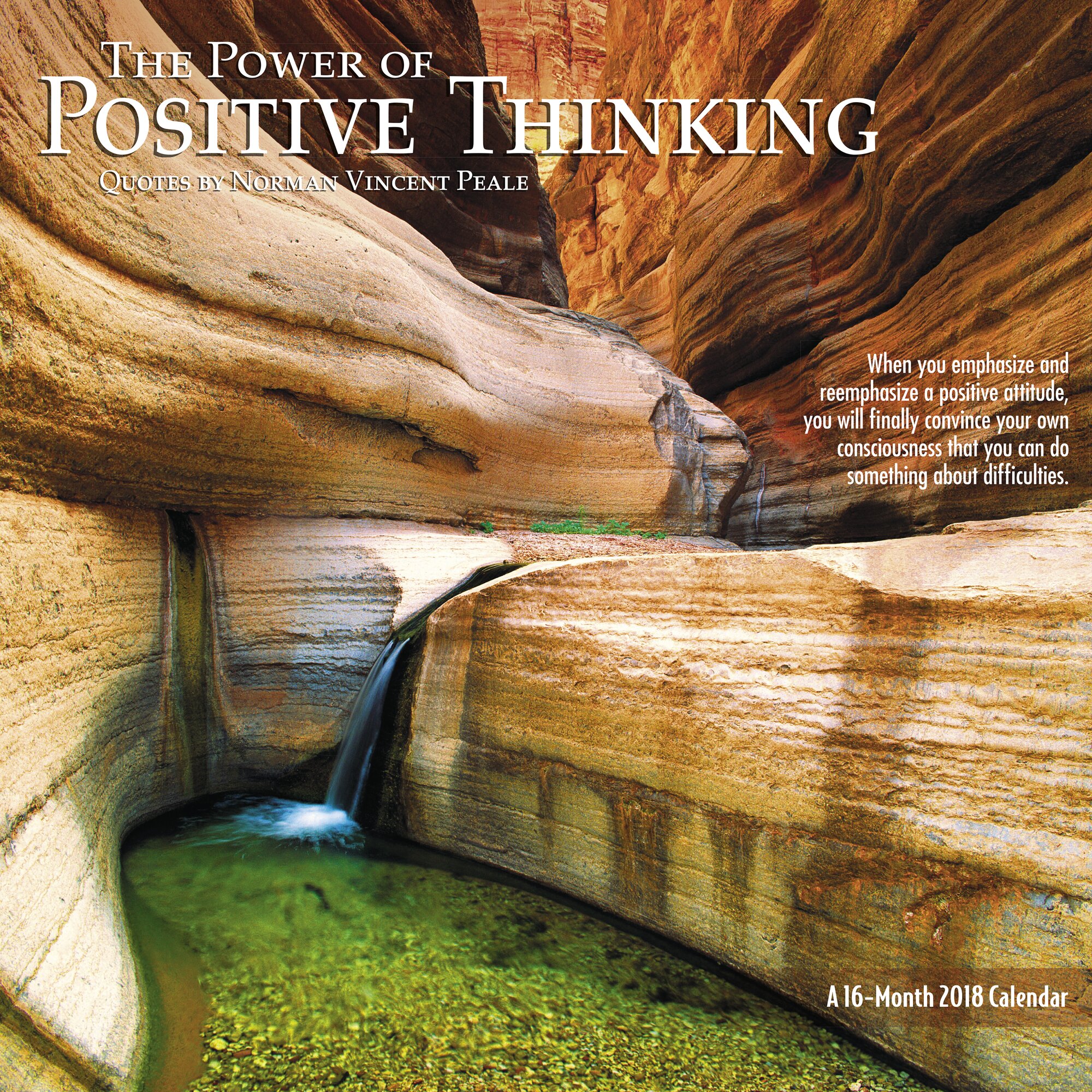Mead The Power of Positive Thinking Wall Calendar Wall Calendars