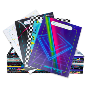 Mead Trapper Keeper 2-Pocket Portfolio Folder: 9-3/4 in. x 12 in. (Pattern May Vary) 48-pack 331000-23