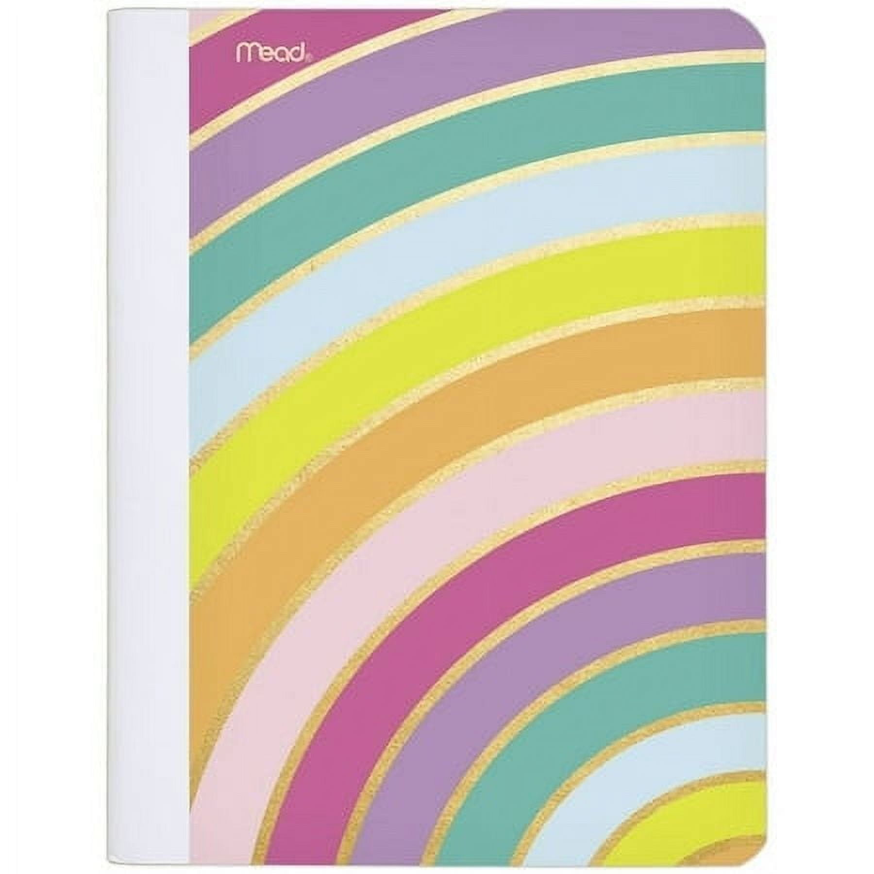 Mead Wide Ruled Composition Notebook, Fairytale Rainbow