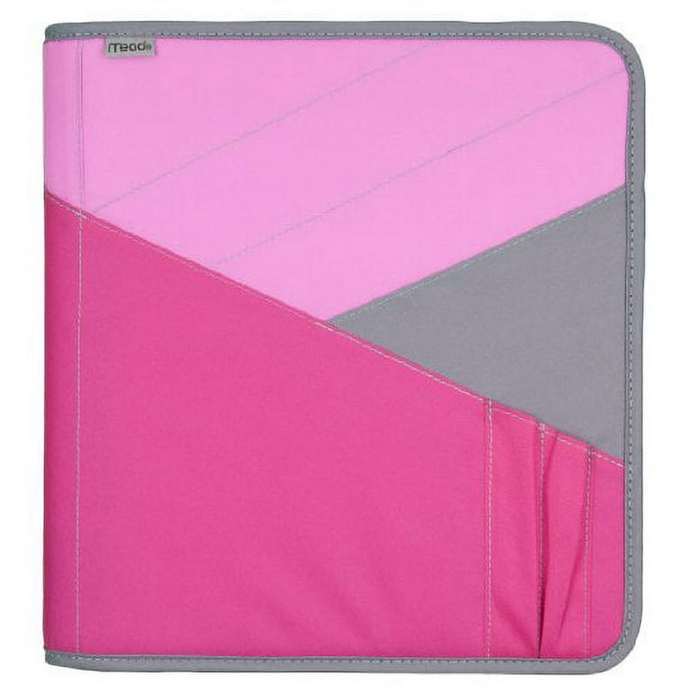  2 Inch 3 Ring Binder 2” Pink, Slant D-Ring 2 in