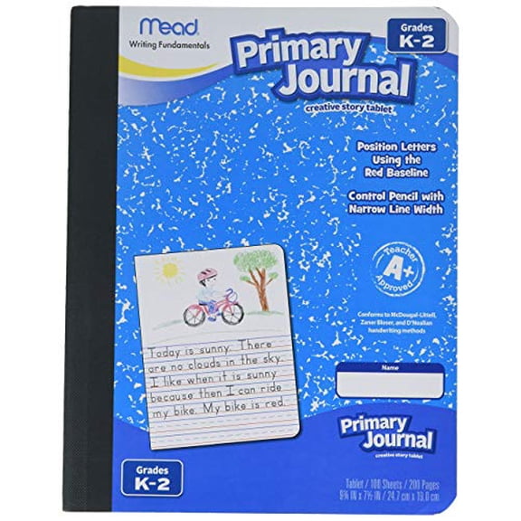 5 Pack Of Mead MEA09956 Primary Journal K-2nd Grade