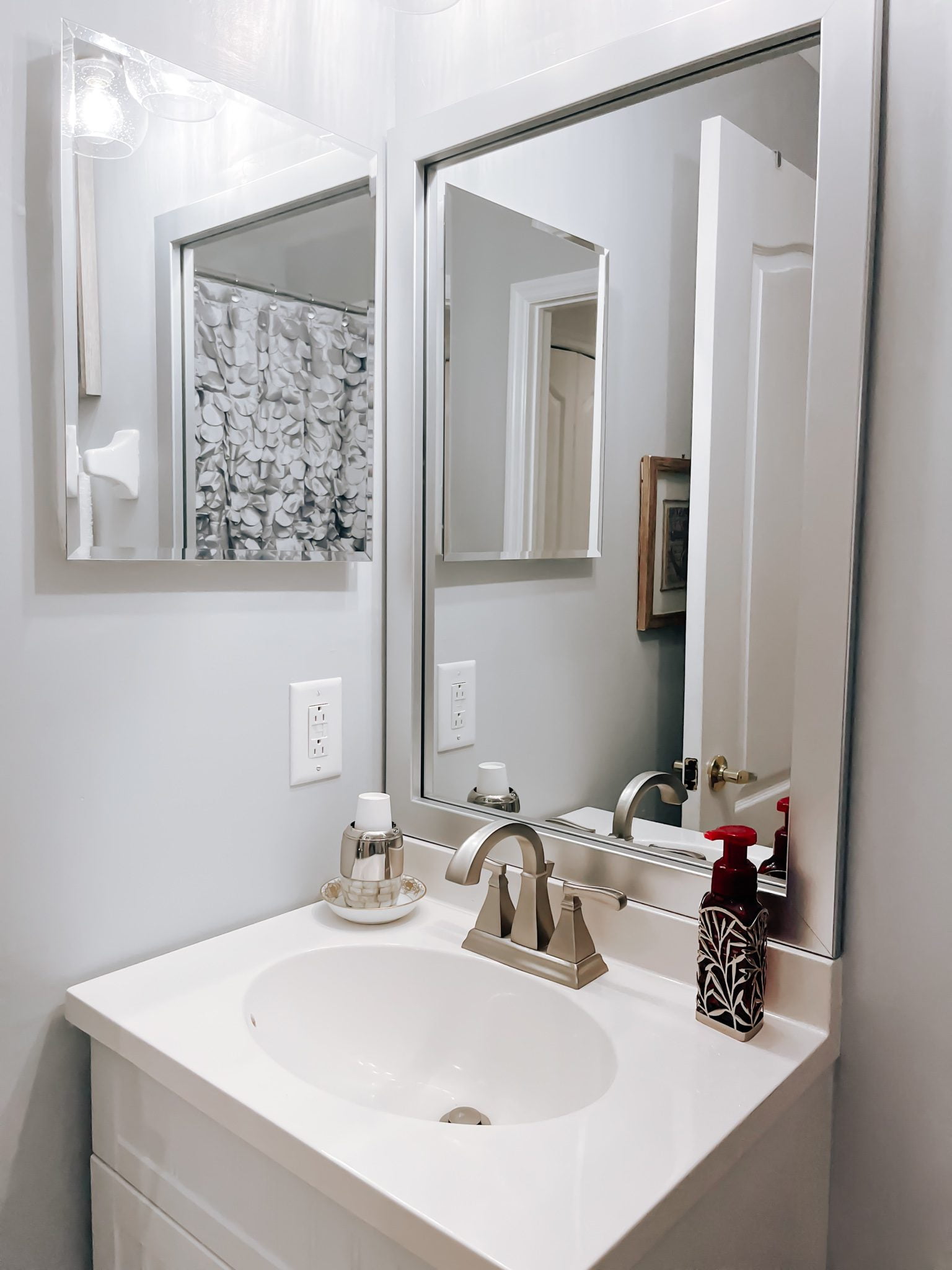 Lowes vanity online mirror with lights