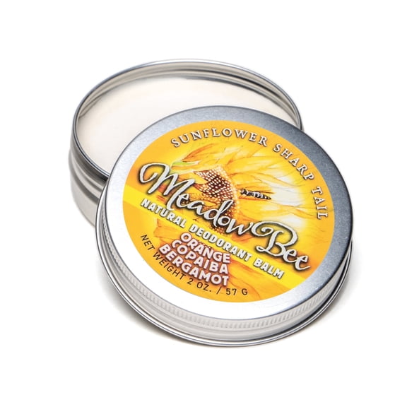 Meadow Bee Natural Plant-Based Aluminum-Free Citrus Blend Deodorant Balm