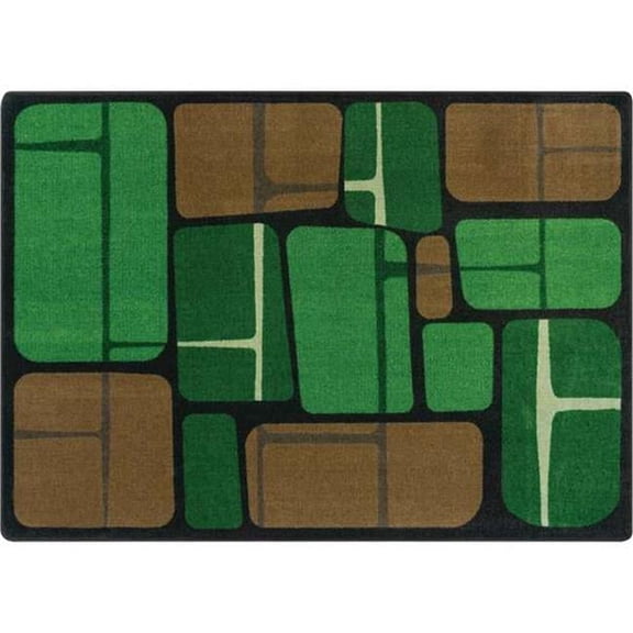 Meadow Biostones Rug - Multi-Color - 5 ft. 4 in. x 7 ft. 8 in. - Eco-Friendly Design