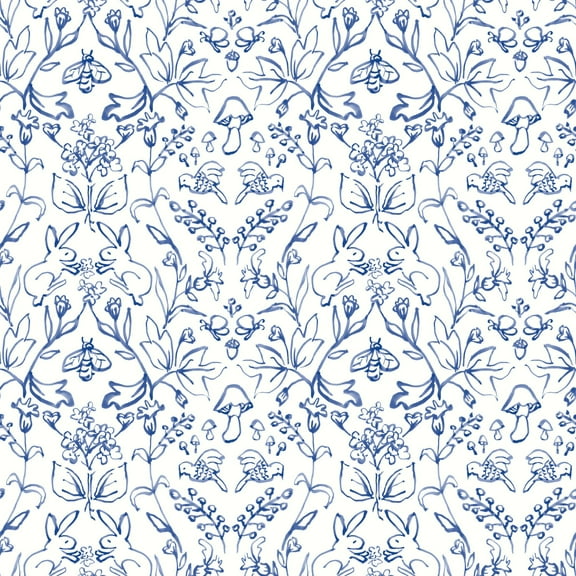 Meadow Blue Peel & Stick Wallpaper