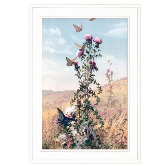 Meadow Butterflies by Stellar Design Studio Print Wall Art Wood Multi-Color