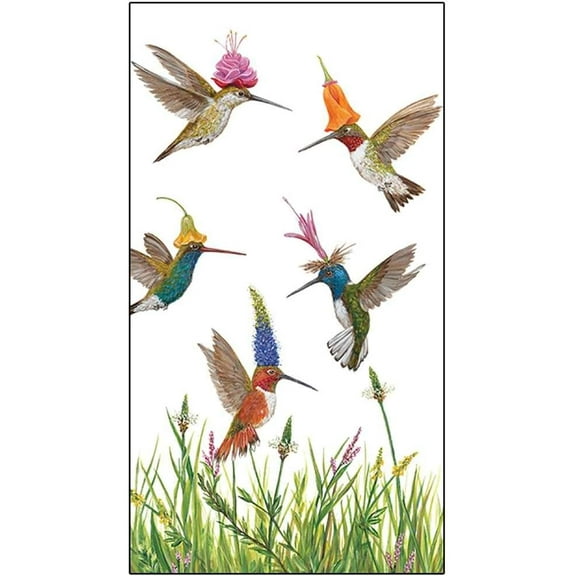 Meadow Buzz Guest Towels/Paper Napkins, 5" x 8", Multicolor