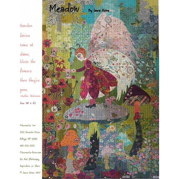 Meadow Collage Pattern by Laura Heine