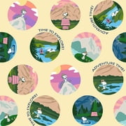 Springs Creative Peanuts Snoopy Adventure Cotton Fabric By the Yard
