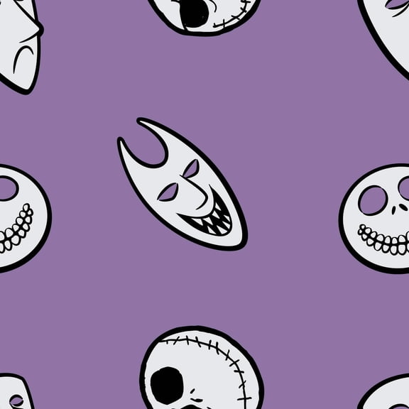 Springs Creative Disney Tim Burton's The Nightmare Before Christmas Character Toss Fleece Fabric By the Yard