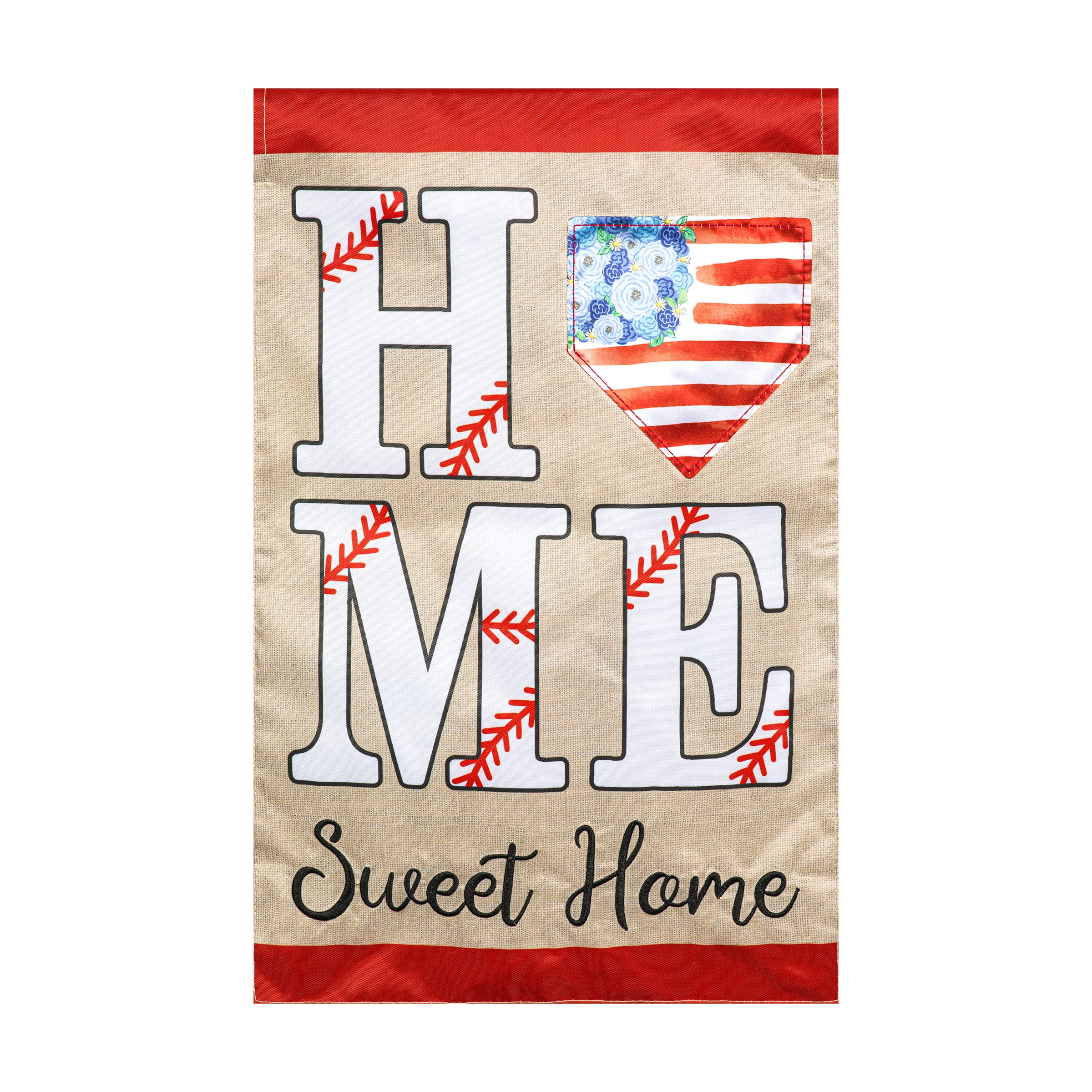 Meadow Creek 11.5" x 18" Spring Home Baseball Outdoor Yard Flag