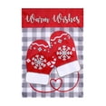 thumbnail image 1 of Meadow Creek Winter Flag Warm Wishes, 1 of 1