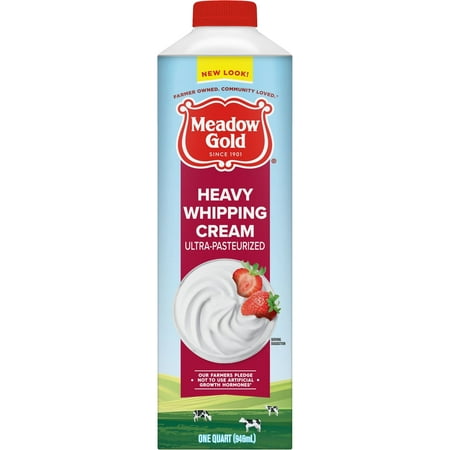 Meadow Gold Heavy Whipping Cream, Quart