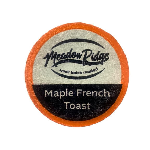 Meadow Ridge Coffee Maple French Toast Flavored Single Serve Cups (For K-Cup Brewers) - 12 Count