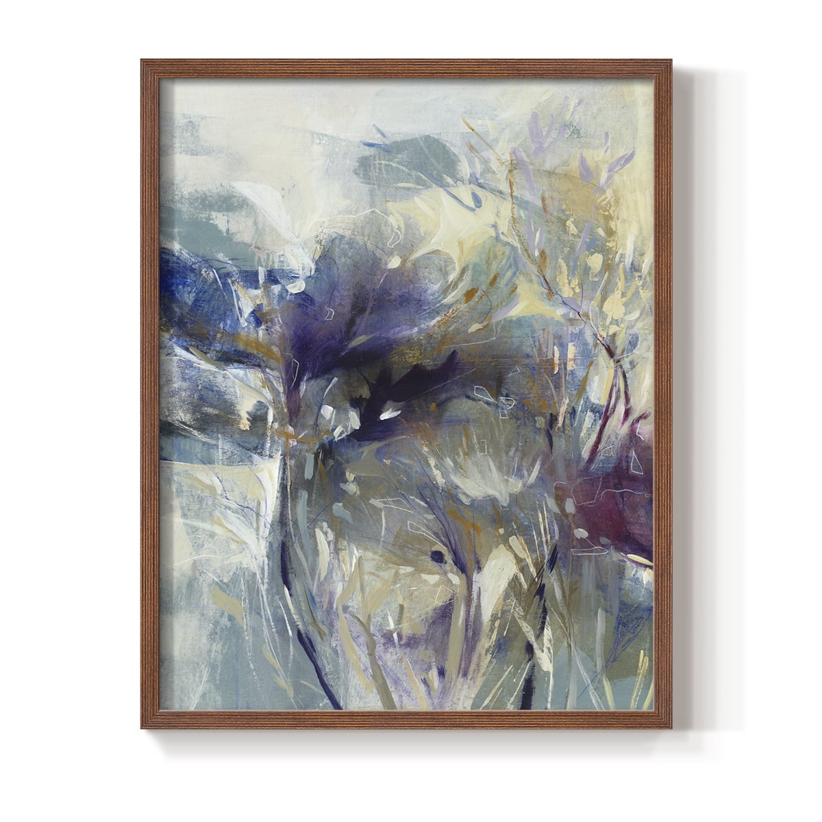 Meadow Saffron I in Brown Solid Wood 8 x 10 Framed Print
