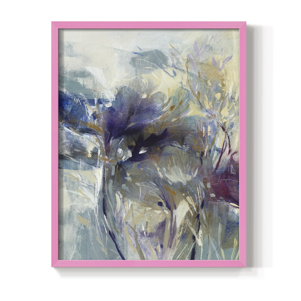 Meadow Saffron I in Pink Solid Wood 8 x 10 Framed Print