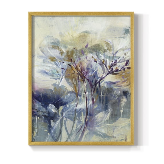 Meadow Saffron II in Gold Solid Wood 8 x 10 Framed Print