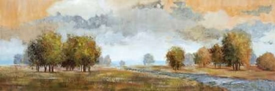 Meadow Vista I Canvas Art - Nan (8 x 24)