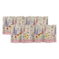 thumbnail image 1 of Meadow Wildflowers Curtain Valances for Windows, Kitchen Valance Window Treatments Panel 2 Pack, Rustic Floral Botanical Blossom Rod Pocket Short Curtains for Bathroom Bedroom 42 x 12 Inch, 1 of 8