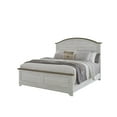 thumbnail image 1 of Meadowbrook White-Washed Wood Farmhouse King Size Arched Panel Bed, 1 of 5
