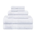 thumbnail image 1 of Meadowcove Rayon from Bamboo/Cotton Blend 6-Piece Face Hand, and Bath Towels Set , White by Blue Nile Mills, 1 of 5