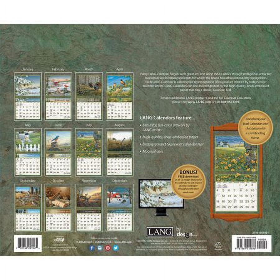 Meadowland Wall Calendar by Sam Timm