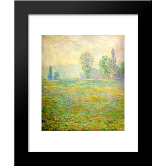 Meadows in Giverny 20x24 Framed Art Print by Monet, Claude