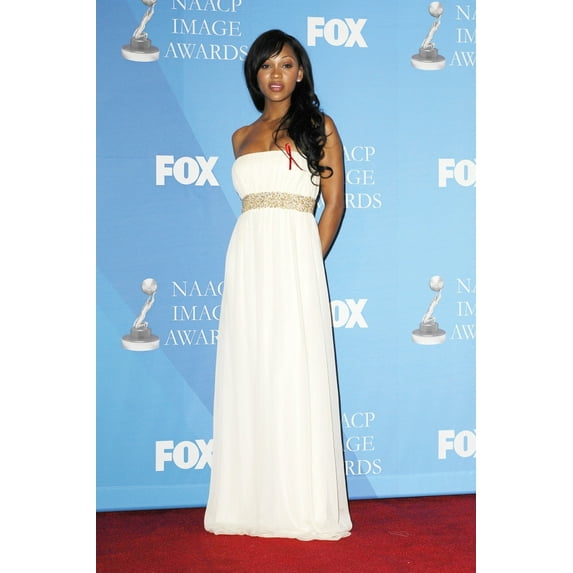 Meagan Good In The Press Room For 38Th Annual Naacp Image Awards The Shrine Auditorium Los Angeles Ca March 02