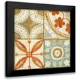 thumbnail image 1 of Meagher, Megan 12x12 Black Modern Framed Museum Art Print Titled - Palace Tiles II, 1 of 5
