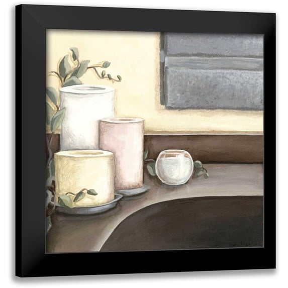 Meagher, Megan 12x12 Black Modern Framed Museum Art Print Titled - Spa Retreat II